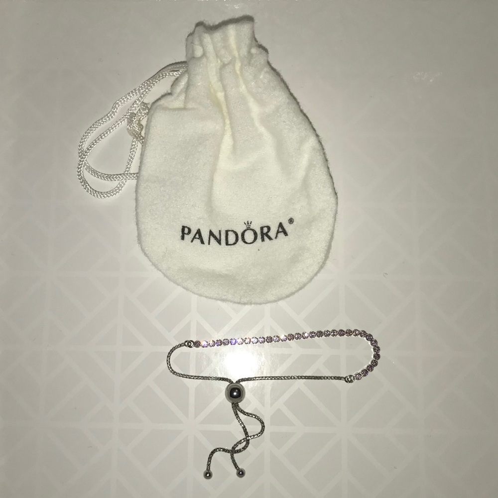 Pandora Pink Sparkling Strand Bracelet, Pink